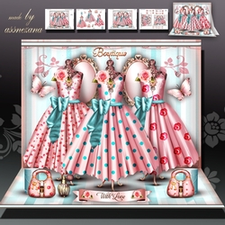 Pink Vintage Boutique with Ladies Dresses