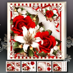 Christmas Bouquet of Flowers Mini Kit