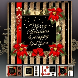 Merry Christmas and Happy New Year Mini Kit