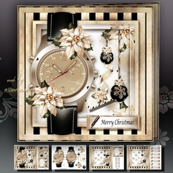 Christmas Male Watch Card Mini Kit