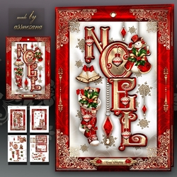 Christmas NOEL Card Mini Kit