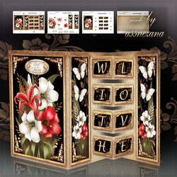 Lily Bouquet Blok Card Mini Kit