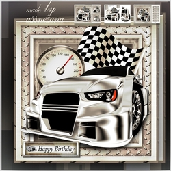 Male Car Mini Kit Card