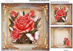 Topper Vintage Bouquet of Roses For All Occasions