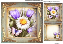 Topper Vintage Spring Bouquet