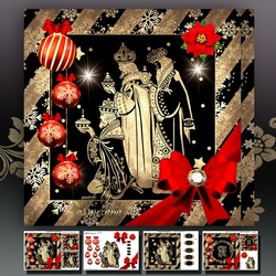 We Three Kings Card Mini Kit