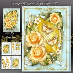 Bouquet of Yellow Roses Mini Kit