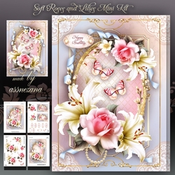 Soft Roses and Lilies Mini Kit
