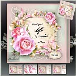 Soft Pink Roses Mini Kit