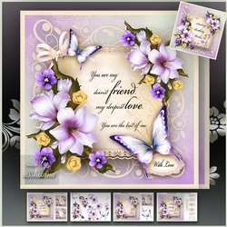 Soft Lilies Card Mini Kit
