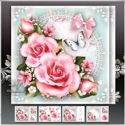 Pink Roses Mini Kit