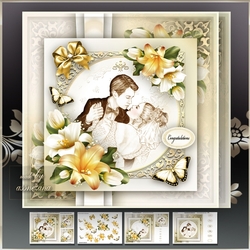 Wedding Anniversary Couple Card Mini Kit3