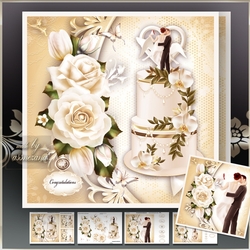 Wedding Anniversary Cake 1 Mini Kit
