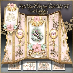 Pastel Shaped Christmas Card Mini Kit
