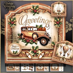 Vintage Christmas Male Car Mini Kit