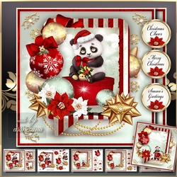 Christmas Winter Cute Panda Mini Kit