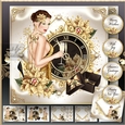 Elegant Holiday Celebrations Clock Mini Kit