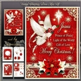 Vintage Christmas Dove Mini Kit