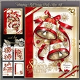 Christmas Red Vintage Bells Mini Kit