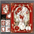 Winter Christmas Art Deco Lady Mini Kit