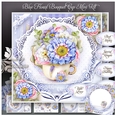 Blue Floral Bouquet Cup Mini Kit