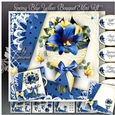 Spring Blue Yellow Bouquet Mini Kit