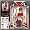 Boutique Shaped Shabby Chic Card Dot Mini Kit