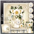 Shabby Cream Watering Can with Poppies Mini Kit