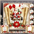 Christmas Santa Claus with Cute Animals Mini Kit