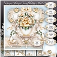 Cream Antique Floral Vintage Mini Kit