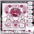 Bordo Floral Vintage Mini Kit