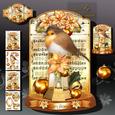 Christmas Robin Bird with Lamp Decorations