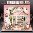 Beautiful Garden with Pink Arbor Card