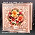 Spring Vintage Flowers Card Mini Kit1