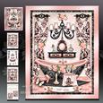 Beautiful Pink Damask Bathroom Interior Card Mini Kit