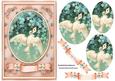 White Dove Pyramids Card