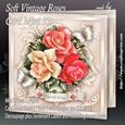 Soft Vintage Roses Card Mini Kit