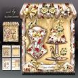 Boutique Shaped Card Yellow Roses Mini Kit