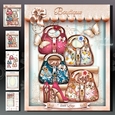 Vintage Ladies Handbags Boutique Card Mini Kit