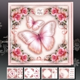 Soft Pink Butterflies with Roses Mini Kit