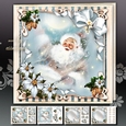 Winter Santa Sleigh With Gifts In the Sky