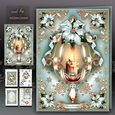 Winter Christmas Lamp With Poinsettias Mini Kit