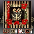 Golden Black Christmas Gift Card Mini Kit