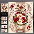 Vintage Cream Basket Card Mini Kit