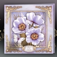 Lilac Poppies Card Mini Kit