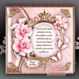 Soft Pink Roses with Verse for All Occasions Card Mini Kit