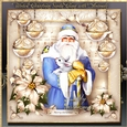 Winter Christmas Santa Claus with Animals Mini Kit