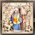 Winter Christmas Girl with Reindeer Mini Kit