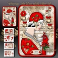 Christmas Art Deco Lady Mini Kit