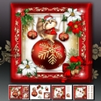 Cute Christmas Winter Squirrel on Bauble Mini Kit